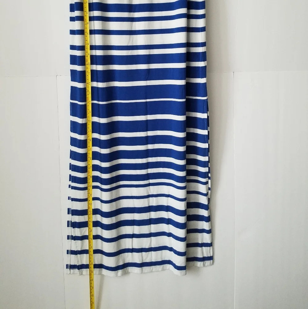 Athleta Women's Maxi skirt blue/white striped Sz.S - Picture 6 of 10